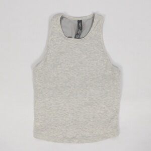Vuori Light Gray Ribbed Tank Top